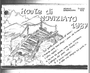 Libretto Route di Noviziato 1987