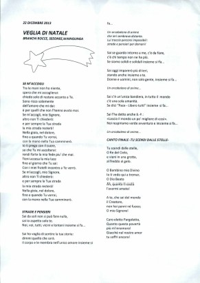 LC Veglia di Natale 2013