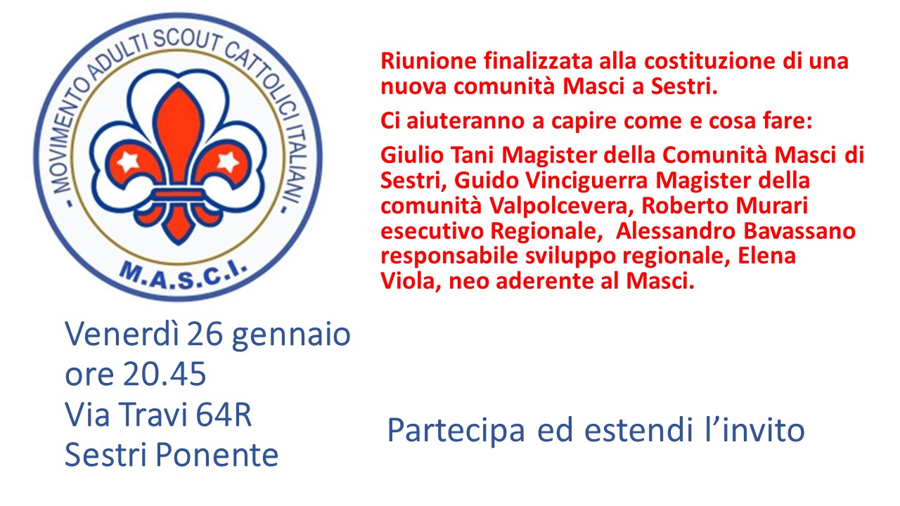 Masci gennaio 2018